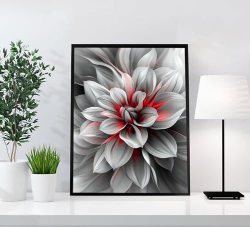 Blume Diamond Painting Erwachsene, 5D Diamant Painting Bilder Abstrakt DIY Runden Steine Mosaikherstellung Basteln Erwachsene Anfänger Kreativ Set für Zimmer Deko Wohnzimmer, Geschenke 30x40cm GZQ-3 Blume Diamond Painting Erwachsene, 5D Diamant Painting Bilder Abstrakt DIY Runden Steine Mosaikherstellung Basteln Erwachsene Anfänger Kreativ Set für Zimmer Deko Wohnzimmer, Geschenke 30x40cm GZQ-3 von GOUFEENG