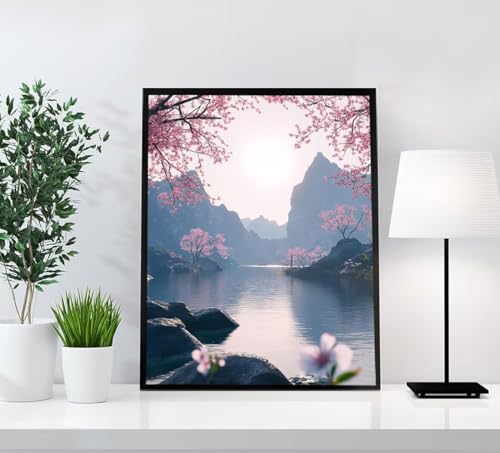 Landschaft Diamond Painting Erwachsene, 5D Diamant Painting Bilder Blume DIY Runden Steine Mosaikherstellung Basteln Erwachsene Anfänger Kreativ für Zimmer Deko Wohnzimmer, Geschenke 100x135cm F92-3 Landschaft Diamond Painting Erwachsene, 5D Diamant Painting Bilder Blume DIY Runden Steine Mosaikherstellung Basteln Erwachsene Anfänger Kreativ für Zimmer Deko Wohnzimmer, Geschenke 100x135cm F92-3 von GOUFEENG