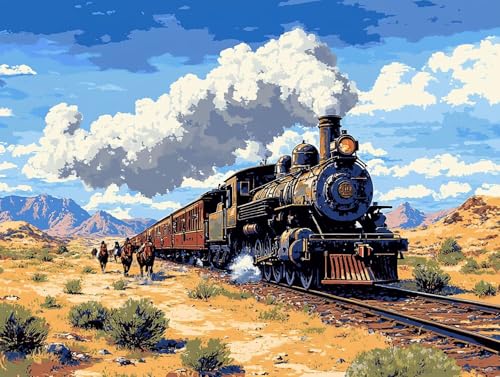 Zug Diamond Painting Erwachsene Groß XXL 25x35cm, 5D Diamond Painting Landschaft, DIY Runden Steine Kristall Kunst Basteln Erwachsene Anfänger Set, Wand Deko Wohnzimmer, Geschenke für Frauen GQ-9N8 Zug Diamond Painting Erwachsene Groß XXL 25x35cm, 5D Diamond Painting Landschaft, DIY Runden Steine Kristall Kunst Basteln Erwachsene Anfänger Set, Wand Deko Wohnzimmer, Geschenke für Frauen GQ-9N8 von GOUFEENG