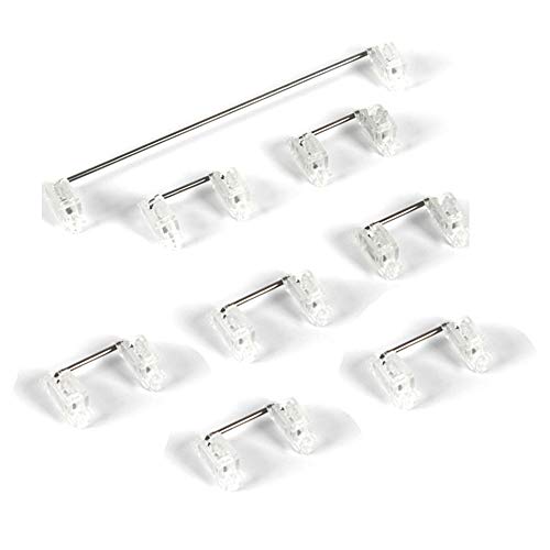 BNE Mechanische Tastatur Kirsche Mx Switch Stabilisator mit Platinenmontage Klares Transparentes GehäUse 6.25U Modifier SchlüSsel Stabilizer von GOURIDE