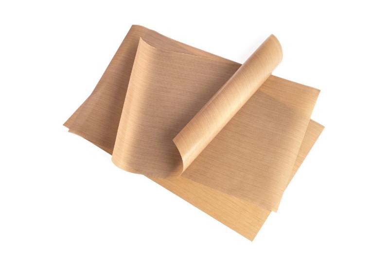 GOURMEO Backblech Wiederverwendbares Backpapier Set 3-teilig 32x46 cm, Silikon von GOURMEO