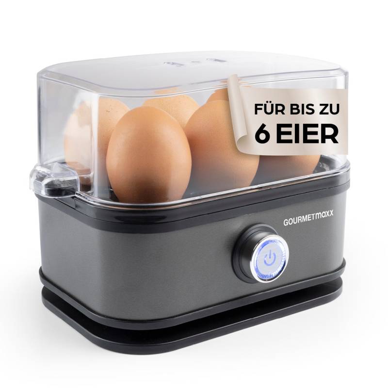 Design-Eierkocher 6 Eier - Anthrazit Design-Eierkocher 6 Eier - Anthrazit von GOURMETmaxx