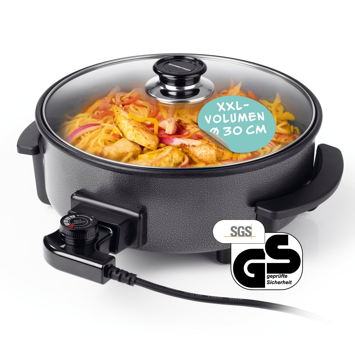 Elektrische Partypfanne - Ø 30 cm Elektrische Partypfanne - Ø 30 cm von GOURMETmaxx