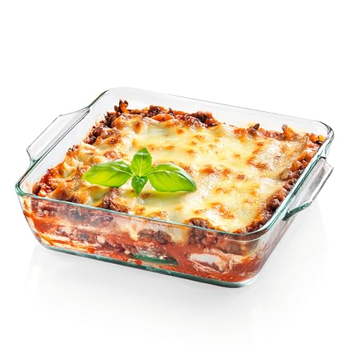 GOURMETmaxx Auflaufform für Heißluftfritteuse & Ofen - 800 ml | Borosilikatglas Backform rechteckig | Auflaufform klein zum Zubereiten, Garen & Servieren | Für den Airfryer & Überbackenes etc. GOURMETmaxx Auflaufform für Heißluftfritteuse & Ofen - 800 ml | Borosilikatglas Backform rechteckig | Auflaufform klein zum Zubereiten, Garen & Servieren | Für den Airfryer & Überbackenes etc. von GOURMETmaxx