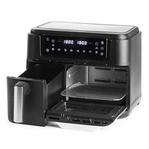 GOURMETmaxx Digitale Heißluftfritteuse | 4-in-1 Multi-Küchentool mit 9 Funktionen und 10 Programmen für perfekte Ergebnisse | Ideal zum Frittieren, Grillen etc. | Sparen Sie Zeit und Energie GOURMETmaxx Digitale Heißluftfritteuse | 4-in-1 Multi-Küchentool mit 9 Funktionen und 10 Programmen für perfekte Ergebnisse | Ideal zum Frittieren, Grillen etc. | Sparen Sie Zeit und Energie von GOURMETmaxx