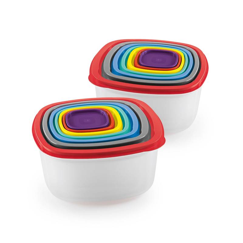 GOURMETmaxx Frischhaltedosen 28-tlg. mehrfarbig inkl. Deckel von GOURMETmaxx