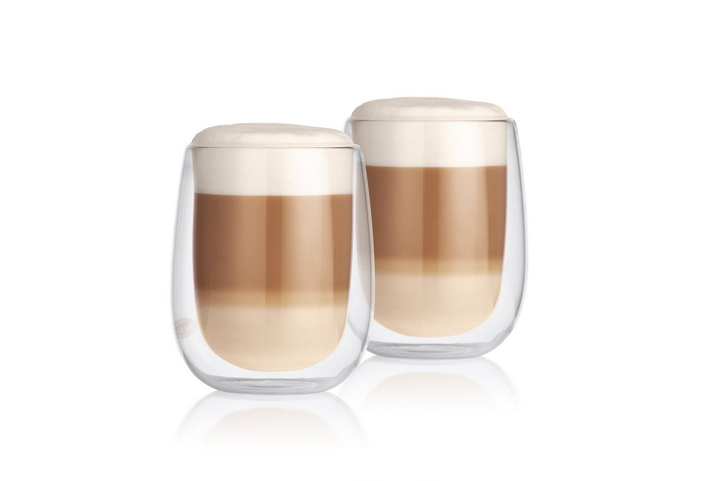 GOURMETmaxx Latte-Macchiato-Glas Latte Macchiato Thermogläser - 2er-Set - 350ml von GOURMETmaxx