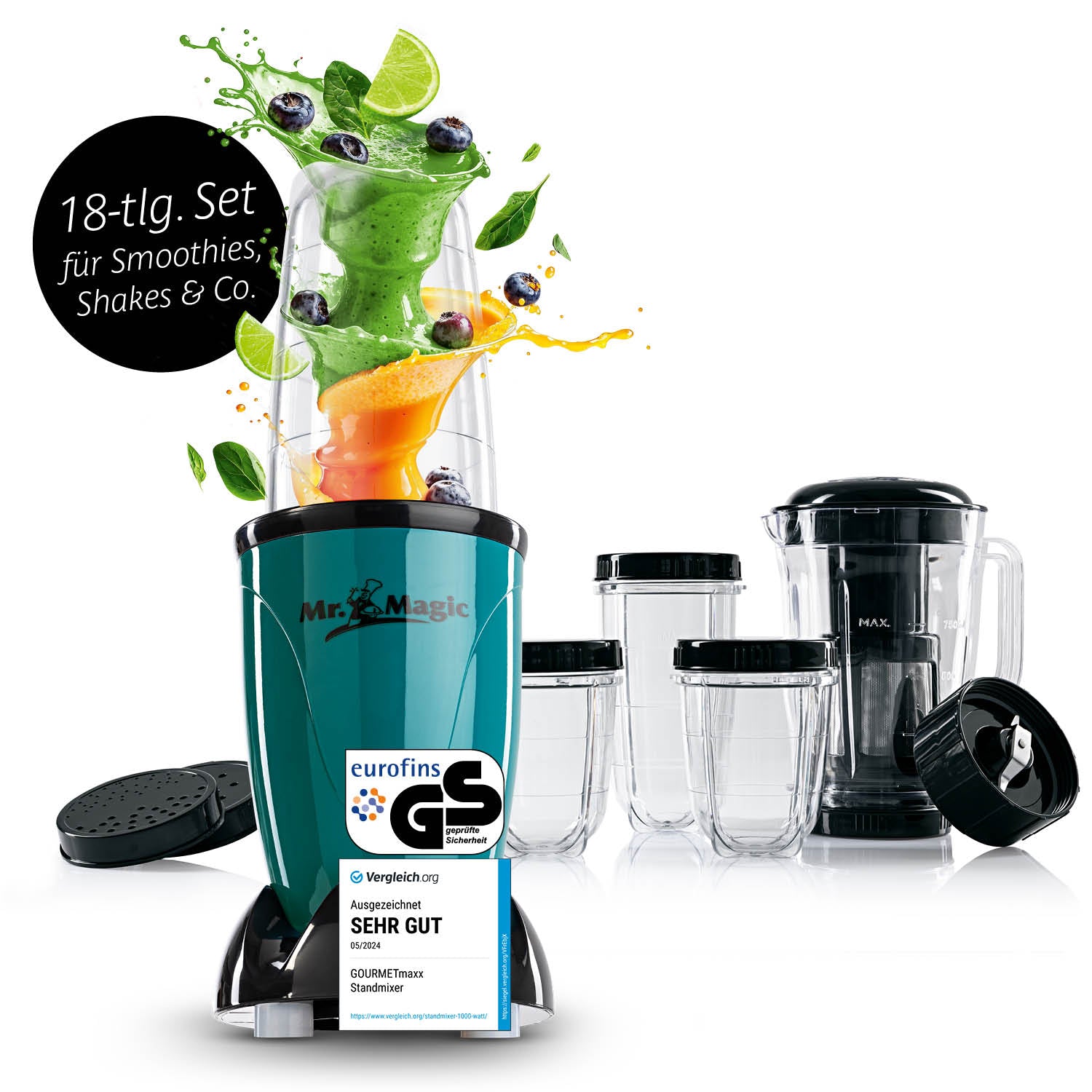 Mr. Magic Smaragdgrün/Schwarz Mr. Magic Smaragdgrün/Schwarz von GOURMETmaxx