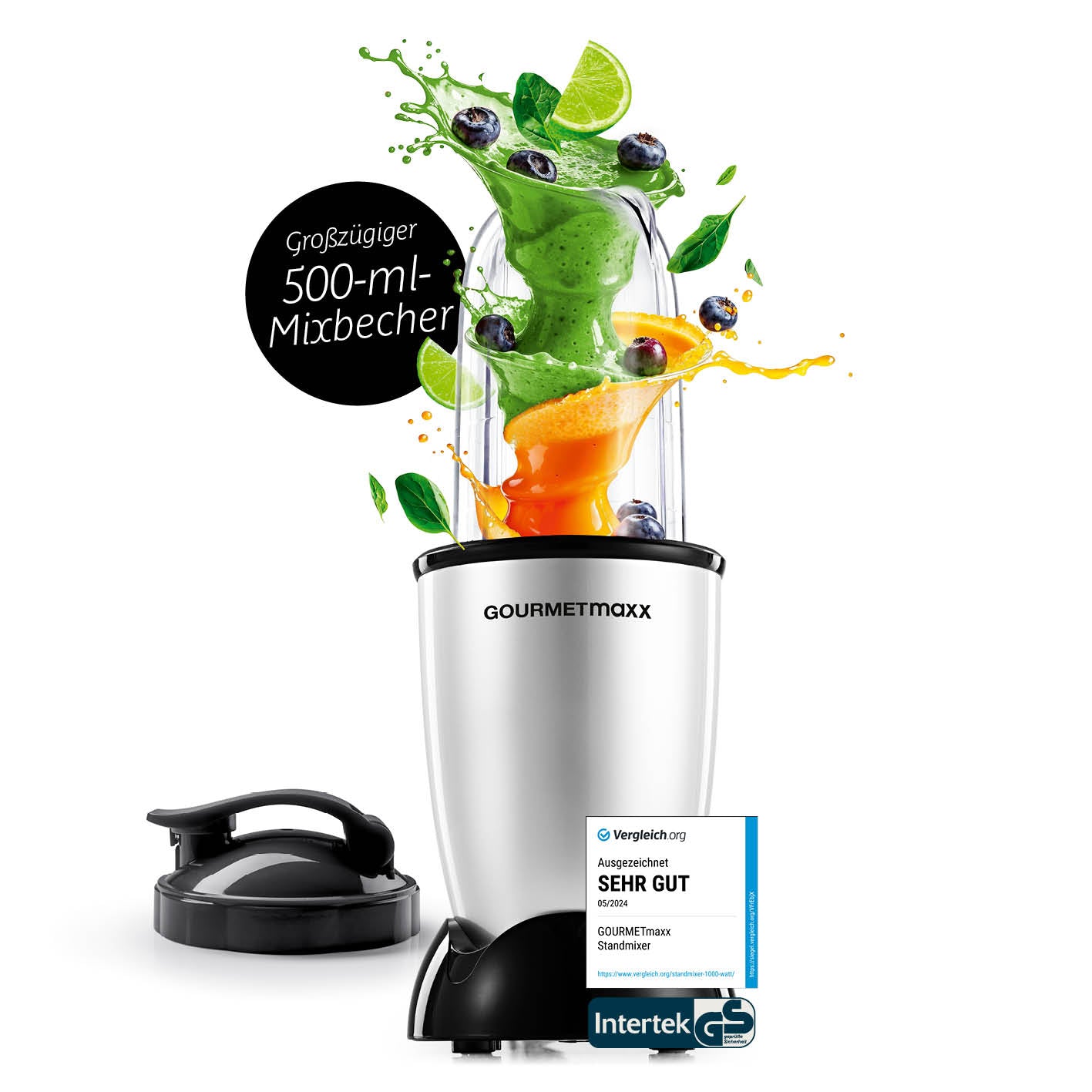 Mr. Magic Power 400 Pro Basis-Set M - Silber/Schwarz Mr. Magic Power 400 Pro Basis-Set M - Silber/Schwarz von GOURMETmaxx