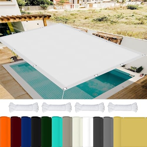 Sonnensegel Schattenspender 1.5 x 2.5 m 98% UV Schutz Zaunblende Sichtschutz mit Ösen Und Kordel,Ohne Bohren für Balkon Terrasse Garten Camping, Weiß Sonnensegel Schattenspender 1.5 x 2.5 m 98% UV Schutz Zaunblende Sichtschutz mit Ösen Und Kordel,Ohne Bohren für Balkon Terrasse Garten Camping, Weiß von GOUSAILS