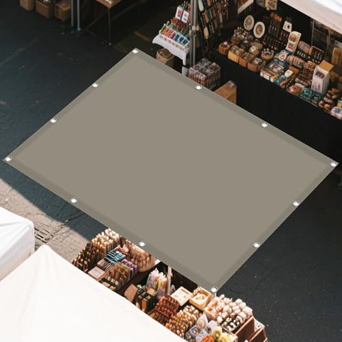 Sonnensegel 1.4 x 2.5 m Rechteckig Wasserdicht Sonnenschutz Windschutz Sonnenschutz Wetterschutz Segel inkl Befestigungsseile für Garten Balkon & Terrasse, Khaki Sonnensegel 1.4 x 2.5 m Rechteckig Wasserdicht Sonnenschutz Windschutz Sonnenschutz Wetterschutz Segel inkl Befestigungsseile für Garten Balkon & Terrasse, Khaki von GOUSANG