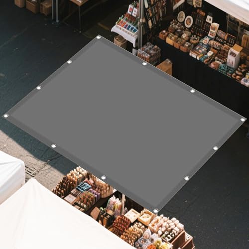 Sonnensegel 9 x 9 m Rechteckig Wasserdicht Sonnenschutz Windschutz Sonnenschutz Wetterschutz Segel inkl Befestigungsseile für Garten Balkon & Terrasse, Hellgrau Sonnensegel 9 x 9 m Rechteckig Wasserdicht Sonnenschutz Windschutz Sonnenschutz Wetterschutz Segel inkl Befestigungsseile für Garten Balkon & Terrasse, Hellgrau von GOUSANG