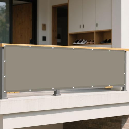 Sonnensegel Rechteckig mit Ösen Wasserdicht 192 x 325 cm Rechteckig Wasserdicht 98% UV Schutz Schattennetz mit Ösen mit Segeltuch 4 × 1.5 M Seile für Balkon Garten, Khaki Sonnensegel Rechteckig mit Ösen Wasserdicht 192 x 325 cm Rechteckig Wasserdicht 98% UV Schutz Schattennetz mit Ösen mit Segeltuch 4 × 1.5 M Seile für Balkon Garten, Khaki von GOUSANG