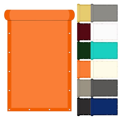 Sonnensegel Quadrat 3 x 3.5 m Wasserdicht Windschutz Uv-Schutz Segeltuch Pergola mit Ösen Und Befestigungsseile für Garten Terrasse Outdoor Camping Schwimmbad, Orange Sonnensegel Quadrat 3 x 3.5 m Wasserdicht Windschutz Uv-Schutz Segeltuch Pergola mit Ösen Und Befestigungsseile für Garten Terrasse Outdoor Camping Schwimmbad, Orange von GOUTUI