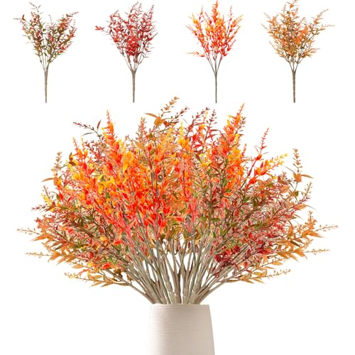 Künstliche Blumen,12 Stück Herbstzweige,Herbstdeko,Kunstblumen Wie Echt,Balkonpflanzen,Künstlich Herbststrauß,Künstliche Herbstblumen,für Drinnen Draußen Garten Tisch Künstliche Blumen,12 Stück Herbstzweige,Herbstdeko,Kunstblumen Wie Echt,Balkonpflanzen,Künstlich Herbststrauß,Künstliche Herbstblumen,für Drinnen Draußen Garten Tisch von GOUYENG