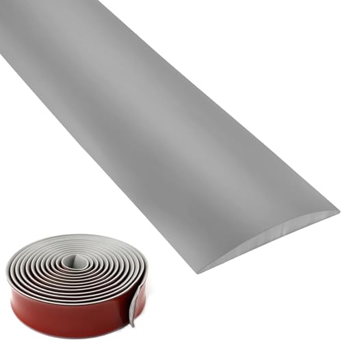 Flache Übergangsleiste, PVC Boden-Übergangsstreifen, Selbstklebende Bodenübergangsleiste, Randleiste für Teppich zu Fliesen, Bodenübergangsleiste zum Abdecken von Lücken(Size:4cm X 3m,Color:grau) Flache Übergangsleiste, PVC Boden-Übergangsstreifen, Selbstklebende Bodenübergangsleiste, Randleiste für Teppich zu Fliesen, Bodenübergangsleiste zum Abdecken von Lücken(Size:4cm X 3m,Color:grau) von GOUZIBHD