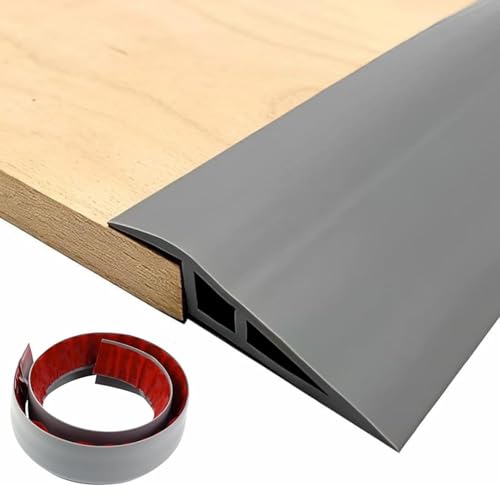 GOUZIBHD Anpassungsprofil,Übergangsprofil,Teppichschwellenübergang,Boden-Übergangsstreifen,Übergangsleiste,Übergangsschiene für Teppich/Laminat(Color:Gray) von GOUZIBHD