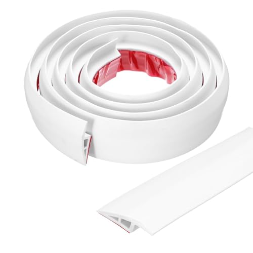 GOUZIBHD Boden-Übergangsstreifen,Ausgleichsprofil,Teppichschwellenübergang,Übergangsprofil,Übergangsschiene für Tür- und Bodenkanten(Size:16.4ft/5m) von GOUZIBHD