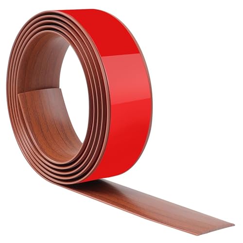 GOUZIBHD Mehrzweck PVC Boden-Übergangsstreifen,Übergangsprofil Selbstklebend,Flache Trennleiste für Übergänge und Fugen zwischen Laminat,Teppich und Fliesen(Size:4m,4cm) von GOUZIBHD
