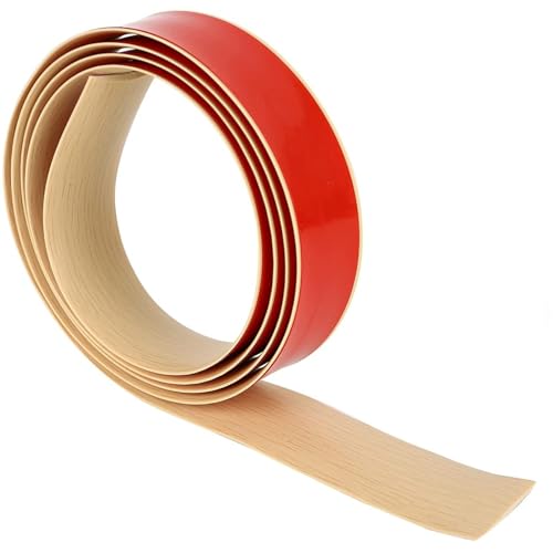 GOUZIBHD PVC Bodentrennstreifen, Selbstklebender Flacher Trennstreifen, Türschwellenrampe für Zuhause, Übergang von Vinylböden, Randleiste für Übergang von Teppich zu Fliesen(Size:1m/3.28ft) von GOUZIBHD