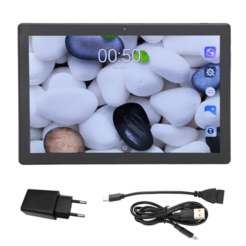 GOWENIC 10,1-Zoll-Tablet, 2,0 GHz Octa-Core-CPU, 2630 X 1640 Auflösung, 6 GB 128 GB, 8000 MAh Wi-Fi BT-Tablet mit Dual-Kamera für Einen Droid 13 (EU-Stecker) von GOWENIC