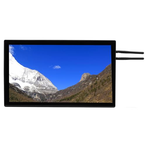 GOWENIC 15,6-Zoll-Touchscreen-Panel-PC, 1920 X 1080, Hochauflösende Multifunktions-VGA-HD-Schnittstelle, Unterstützt -Systeme, Weit Verbreitet in Verschiedenen Branchen (EU-Stecker) von GOWENIC
