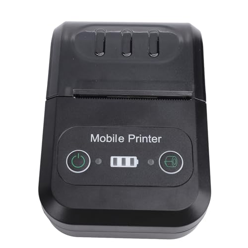 GOWENIC BT Thermo-Belegdrucker, 58-Mm-Thermodrucker, 90 Mm Pro Sekunde, Tragbarer Rechnungspapierdrucker für Einzelhandelsgeschäfte, Restaurants von GOWENIC