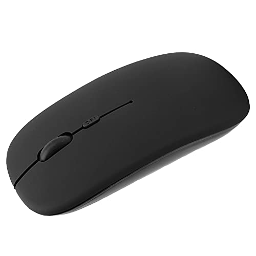 GOWENIC Drahtlose 5.0-Maus in Schwarz für das Büro, Lautlos und Stumm, Einstellbare DPI, Geeignet für Laptops, Tablets von GOWENIC