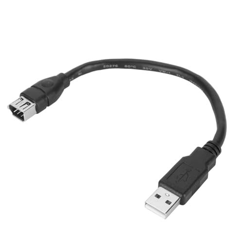 GOWENIC Firewire 1394 6 polige Buchse auf USB 2.0 Adapterkabel, Flexibles Plug and Play Digitalkamerakabel, Kompatibel mit den Meisten DV Camcordern GOWENIC Firewire 1394 6 polige Buchse auf USB 2.0 Adapterkabel, Flexibles Plug and Play Digitalkamerakabel, Kompatibel mit den Meisten DV Camcordern von GOWENIC