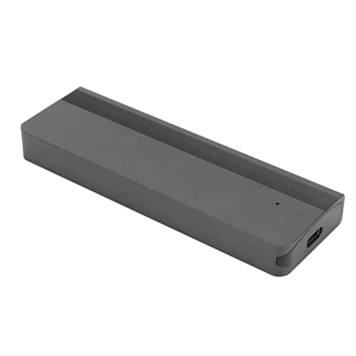 GOWENIC M.2 NVMe SSD Gehäuse, USB 3.1 Solid State Drive Externes Gehäuse mit 10 Gbit/s Übertragung, NVMe SSD Gehäuse aus Aluminiumlegierung von GOWENIC