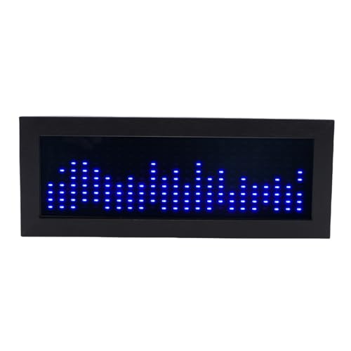 GOWENIC Musikspektrum -Rhythmus -Licht, Umfassendes Frequenzspektrum, Bietet Echtzeit -Display, Dual -Modus -Eingangsfunktion für Gaming -Musiker (BLUE) von GOWENIC