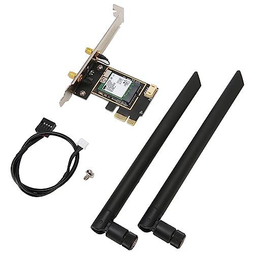 GOWENIC PCIe WiFi Card, 5374Mbit / S 5.2 Wireless Network Card PCB -Sicherheitsmechanismen für Streaming von GOWENIC