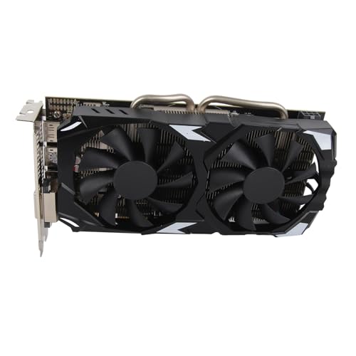 GOWENIC RX580 8 GB GDDR5-Grafikkarte, Auflösung 7680 X 4320, Zwei Lüfter, 10, Unterstützung, PCI Express 3.0 X 16, DVI, DirectX 12, für Spiele, Arbeit, (RX580 8GB GDDR5 256BIT) von GOWENIC