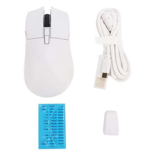 Schnurlose Gaming-Maus, 2,4 G USB C BT-Maus, Tri-Modus, Bis zu 26 KDPI, P AW 3395-Sensor, Leichte Programmierbare Computermaus für Laptop-PC von GOWENIC