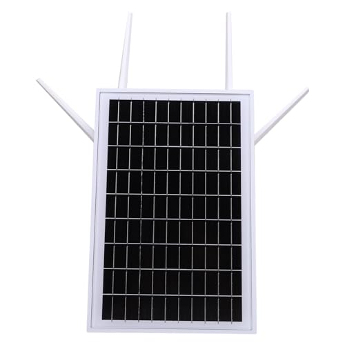 GOWENIC Solar Betrieben 4G LTE -Modemrouter, Drahtloser WLAN -Router mit 15W Solarpanel und IP66 -Hülle für RV -Überwachungskamera Outdoor Streaming Remote -Arbeiten (US) von GOWENIC