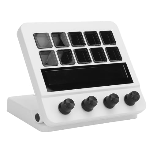 GOWENIC Stream Controller, Alles in Einer Tastatur Zum Streaming mit 10 Anpassbaren LCD -Tasten, Studio Control Deck -Tastatur für PC -Streaming GOWENIC Stream Controller, Alles in Einer Tastatur Zum Streaming mit 10 Anpassbaren LCD -Tasten, Studio Control Deck -Tastatur für PC -Streaming von GOWENIC