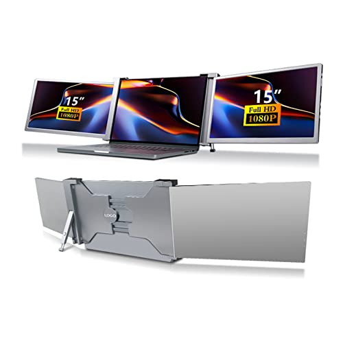 GOWENIC Tragbarer für Laptop, 15 Zoll Dual Extender mit Einziehbarem Ständer Dual Dreifach Bildschirm Extender für Laptops von 15 17 Zoll, Kompatibel mit Laptops GOWENIC Tragbarer für Laptop, 15 Zoll Dual Extender mit Einziehbarem Ständer Dual Dreifach Bildschirm Extender für Laptops von 15 17 Zoll, Kompatibel mit Laptops von GOWENIC