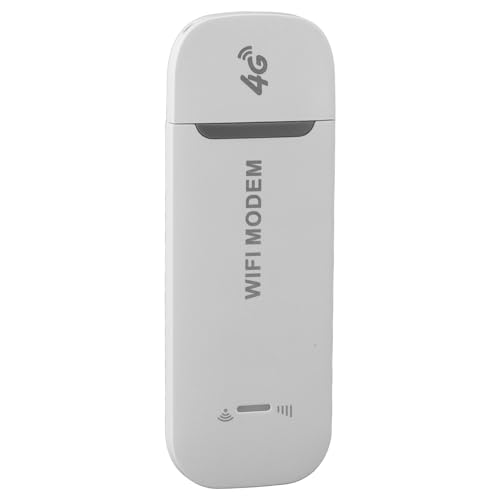 GOWENIC Tragbares 4G-USB-WLAN, Plug-and-Play-Hochgeschwindigkeitsinternet, Gemeinsame Nutzung durch Mehrere Benutzer, für Tragbaren Reise-Hotspot (White) von GOWENIC
