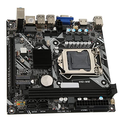 H61 ME ITX Motherboard, LGA 1155 Motherboard Unterstützung NVME M.2 WiFi M.2 BT VGA HD USB x10 Computer Mining Motherboard H61 ME ITX Motherboard, LGA 1155 Motherboard Unterstützung NVME M.2 WiFi M.2 BT VGA HD USB x10 Computer Mining Motherboard von GOWENIC