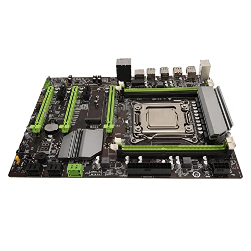 LGA 2011-Motherboard, 6xSATA 4xDDR3, NVME M.2-Schnittstelle, Status Löschen, 8-Phasen-Stromversorgung, Drahtlose Netzwerkkarte für Desktop-PC von GOWENIC