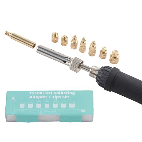 Lötkolben Heat Set Spitze für TS100 101 Lötkolbenspitze, mit M2 M2,5 M3 M4 M5 M6 M7 M8 Heat Set für 3D Drucker Zubehör Lötkolben Heat Set Spitze für TS100 101 Lötkolbenspitze, mit M2 M2,5 M3 M4 M5 M6 M7 M8 Heat Set für 3D Drucker Zubehör von GOWENIC