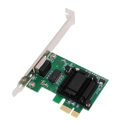 PCIE-Ethernet-Adapterkarte, Stabile 1000-Mbit/s-Gigabit-Übertragung, Effiziente Wärmeableitung, RJ45-PCI-Express-Ethernet-LAN-Karte für Desktop-PC von GOWENIC