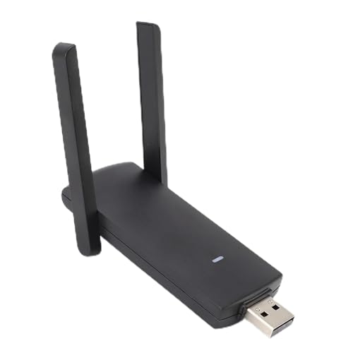 Schnurloser Netzwerkadapter, USB-Fidelity-Adapter, 1300 Mbit/s 2,4 G 5,8 G Dual-Band-schnurloser PC-Netzwerkadapter mit AP-Funktion, Hohe Verstärkung, Dual-Antennen, Unterstützt Schnurloser Netzwerkadapter, USB-Fidelity-Adapter, 1300 Mbit/s 2,4 G 5,8 G Dual-Band-schnurloser PC-Netzwerkadapter mit AP-Funktion, Hohe Verstärkung, Dual-Antennen, Unterstützt von GOWENIC