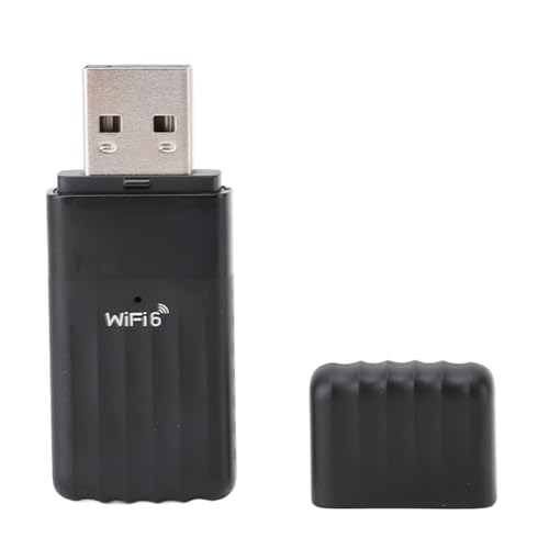 Schnurloser Netzwerkkartenadapter, 900 Mbit/s WiFi6 USB-Netzwerkkartenadapter mit AP-Funktion, 2 DBi Gain-Antenne, 2,4 G 5,8 GHz Dualband-Computerempfänger-Sender für Wins 10 11 Schnurloser Netzwerkkartenadapter, 900 Mbit/s WiFi6 USB-Netzwerkkartenadapter mit AP-Funktion, 2 DBi Gain-Antenne, 2,4 G 5,8 GHz Dualband-Computerempfänger-Sender für Wins 10 11 von GOWENIC