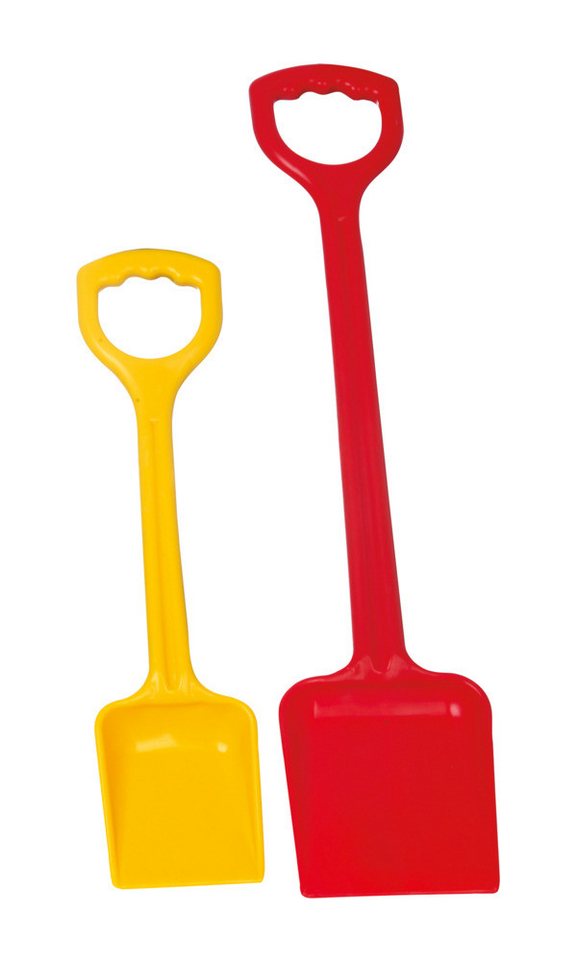 GOWI Schaufel Schaufel Set robust rot/gelb 55 und 40cm 2 Teile von GOWI