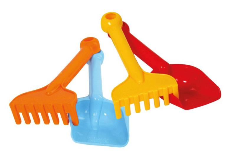 GOWI Schaufel Schaufel und Rechen Set sortiert mehrfarbig 22x9x5,5cm 2 Teile von GOWI