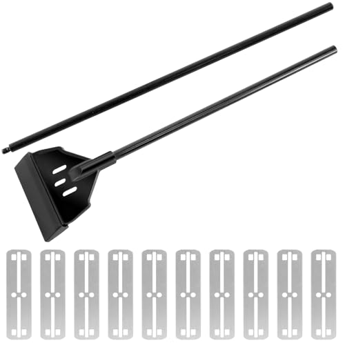 Fish Tank Glasreiniger-Set, Algenschaber, rechtwinklige Bürste, Edelstahl-Algenschaber, Aquarium-Set für die Reinigung, langer Griff, abnehmbarer Wartungsschaber für Aquarienkies Fish Tank Glasreiniger-Set, Algenschaber, rechtwinklige Bürste, Edelstahl-Algenschaber, Aquarium-Set für die Reinigung, langer Griff, abnehmbarer Wartungsschaber für Aquarienkies von GOWTX