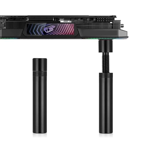 GOWTX 2 Stück GPU Grafikkarten Halterung, GPU Halter Grafikkarten Stütze Bracket, Aluminiumlegierung GPU Halterung Stand, Höhenverstellbare Grafikkartenhalter für Benutzerhosts und Schützen PC GOWTX 2 Stück GPU Grafikkarten Halterung, GPU Halter Grafikkarten Stütze Bracket, Aluminiumlegierung GPU Halterung Stand, Höhenverstellbare Grafikkartenhalter für Benutzerhosts und Schützen PC von GOWTX