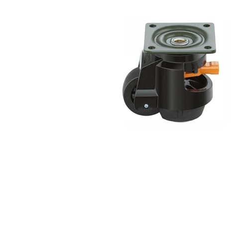 4 Stück Nivellierrollen, Hochleistungs-Lenkrollen mit Griffdesign, höhenverstellbare Füße for Werkbankmaschinen für Couchtisch(2.5in) von GOXQIT