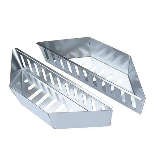 GOXQIT Kohlekörbe Holzkohlegrillkorb for den Außenbereich, Edelstahl-Holzkohlegrillhalter, hitzebeständiges Heizwerkzeug for den Außenbereich for Kochen, Grillen FüR Hitze von GOXQIT